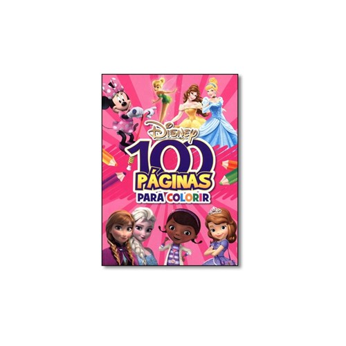 Livro - 100 Paginas para Colorir Meninas
