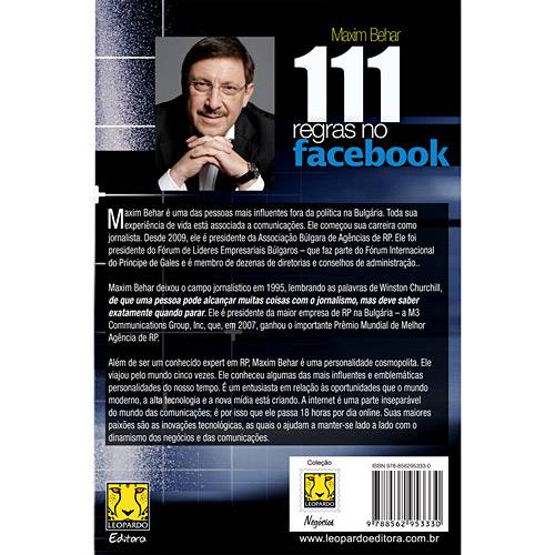 Tudo sobre 'Livro - 111 Regras no Facebook'