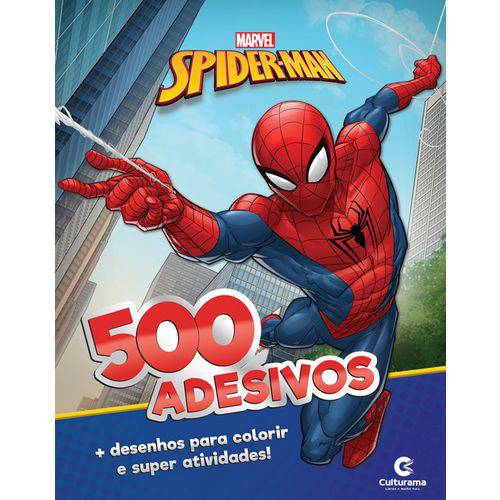 Livro - 500 Adesivos Marvel Homem Aranha