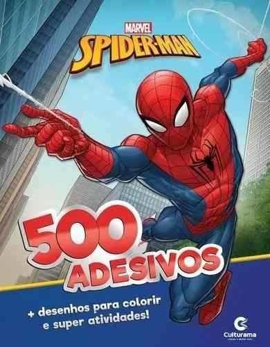 Livro 500 Adesivos Marvel Homem Aranha