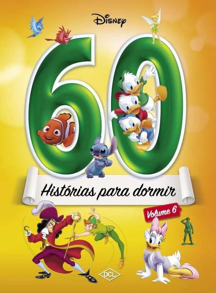 Livro 60 Histórias para Dormir Volume 6 Disney DCL