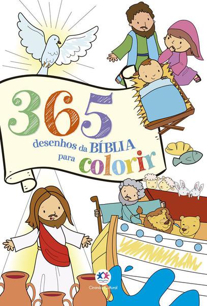 Livro - 365 Desenhos da Bíblia para Colorir