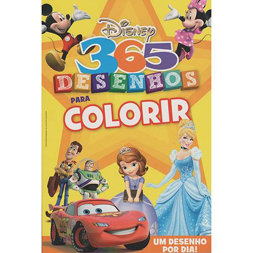 Livro - 365 Desenhos para Colorir Disney
