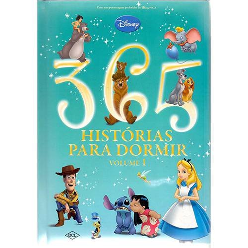 Livro 365 Historias para Dormir VOL 1 Disney DCL
