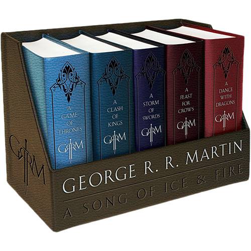 Tudo sobre 'Livro - a Game Of Thrones: a Song Of Ice & Fire Box Set [leather-cloth-bound]'
