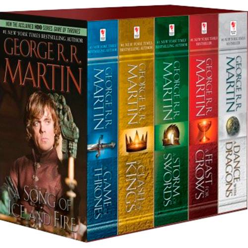 Tudo sobre 'Livro - a Game Of Thrones Boxed Set: a Song Of Ice And Fire Series (5 Livros) Premium Paperbacks'