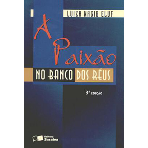 Livro - a Paixão no Banco dos Reus