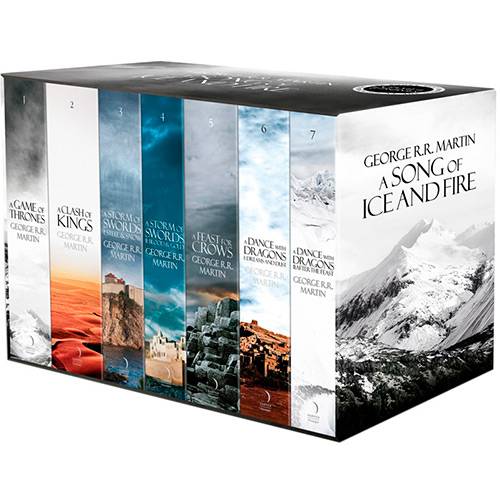 Tudo sobre 'Livro - a Song Of Ice And Fire - a Game Of Thrones - The Story Continues (The Complete Box Set Of All 7 Books)'