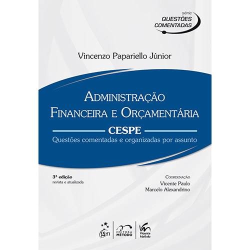 Livro - Administração Financeira e Orçamentária: Cespe