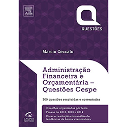 Livro - Administração Financeira e Orçamentária: Questões Cespe
