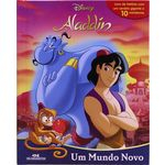 Livro Aladdin Com 10 Miniaturas - Um Mundo Novo