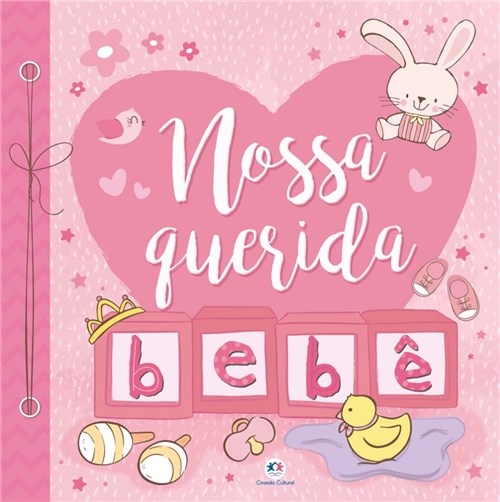 Livro Álbum de Recordações Nossa Querida Bebê Rosa Meninas