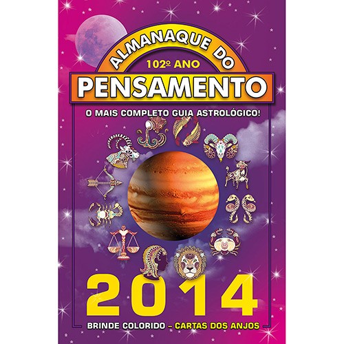 Livro - Almanaque do Pensamento 2014 o Mais Completo Guia Astrológico