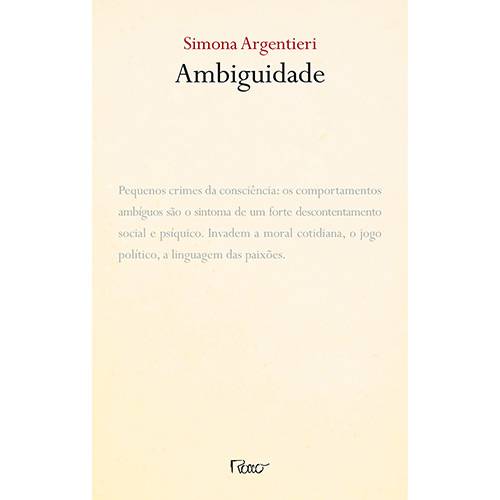 Livro - Ambiguidade