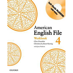 Livro - American English File 4 WB W CDROM