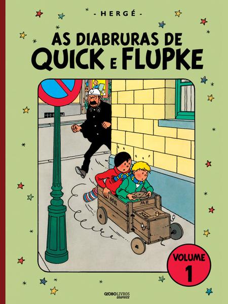 Livro - as Diabruras de Quick e Flupke – Volume 1