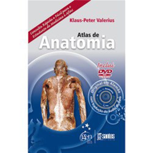 Livro - Atlas de Anatomia - Valerius - Acompanha Dvd