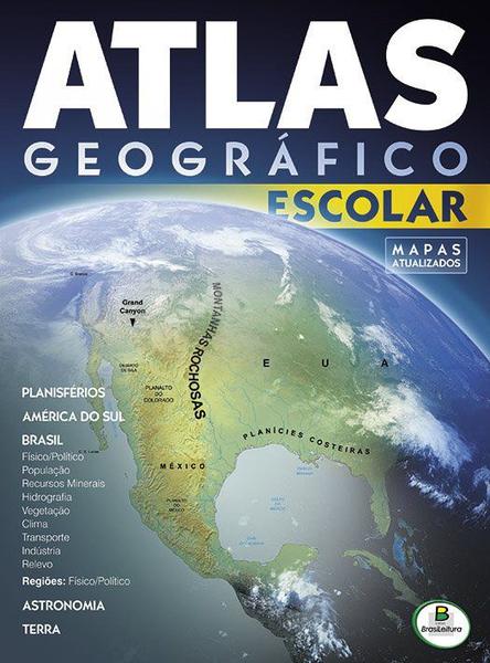Livro - Atlas Geográfico Escolar - 32 Páginas