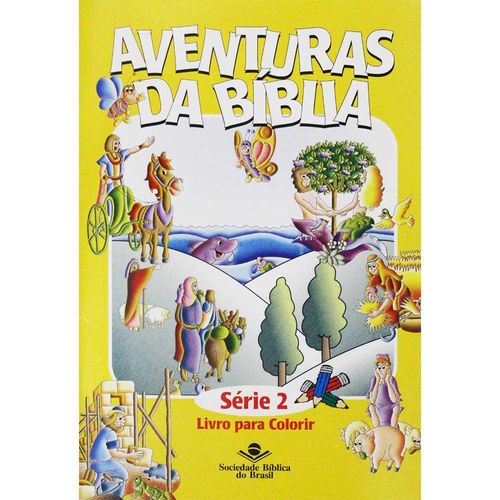 Livro Aventuras da Bíblia para Colorir - Série 2