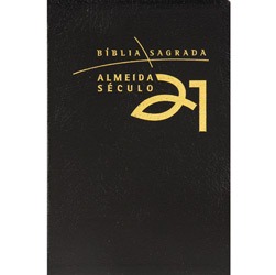 Livro - Bíblia Almeida Século 21 - Luxo - Capa Preta