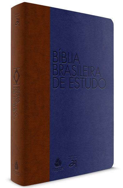 Bíblia Brasileira de Estudo - Marrom e Azul - Hagnos