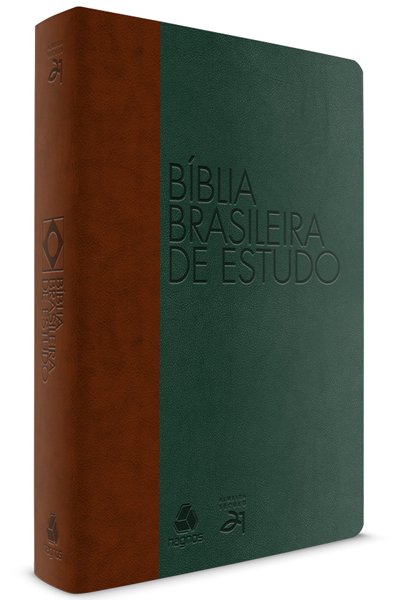 Bíblia Brasileira de Estudo - Marrom e Verde - Hagnos