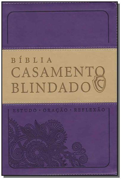Livro - Bíblia Casamento Blindado, Almeida Século 21, Roxo