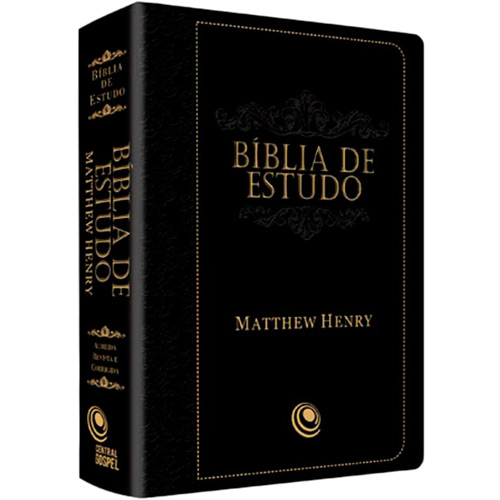Livro - Bíblia de Estudo com Comentários de Matthew Henry - Preta