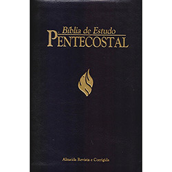Livro - Biblia de Estudo Pentecostal (Media-Preta)
