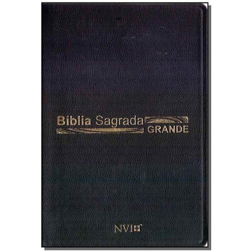 Livro - Biblia Sagrada Nvi. Grande Luxo - Preta