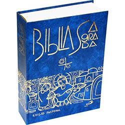 Livro - Biblia Sagrada Pastoral [Edição Pastoral - Grande Azul]
