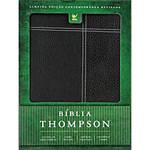 Livro - Bíblia Thompson Dois Tons Italiano: Preta e Cinza (Borda Dourada) - Almeida Edição Contemporânea Revisada