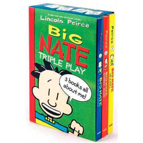 Tudo sobre 'Livro - Big Nate Triple Play Box Set: Big Nate: In a Class By Himself, Big Nate Strikes Again, Big Nate On a Roll'