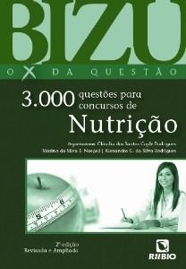Livro Bizu 3000 Questões para Concursos de Nutrição - Rubio