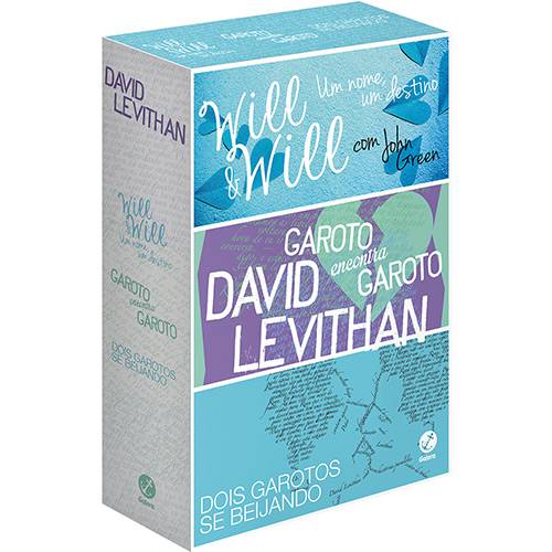 Tudo sobre 'Livro - Box David Levithan: Will & Will: um Nome, um Destino; Garoto Encontra Garoto; Dois Garotos se Beijando (3 Livros)'