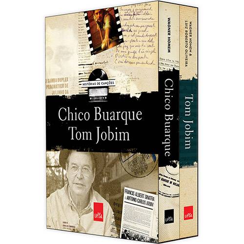Livro - Box Histórias de Canções: Chico Buarque e Tom Jobim