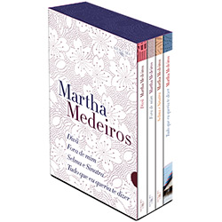 Tudo sobre 'Livro - Box Martha Medeiros: Divã, Fora de Mim, Selma e Sinatra, Tudo que eu Queria te Dizer - (4 Volumes)'