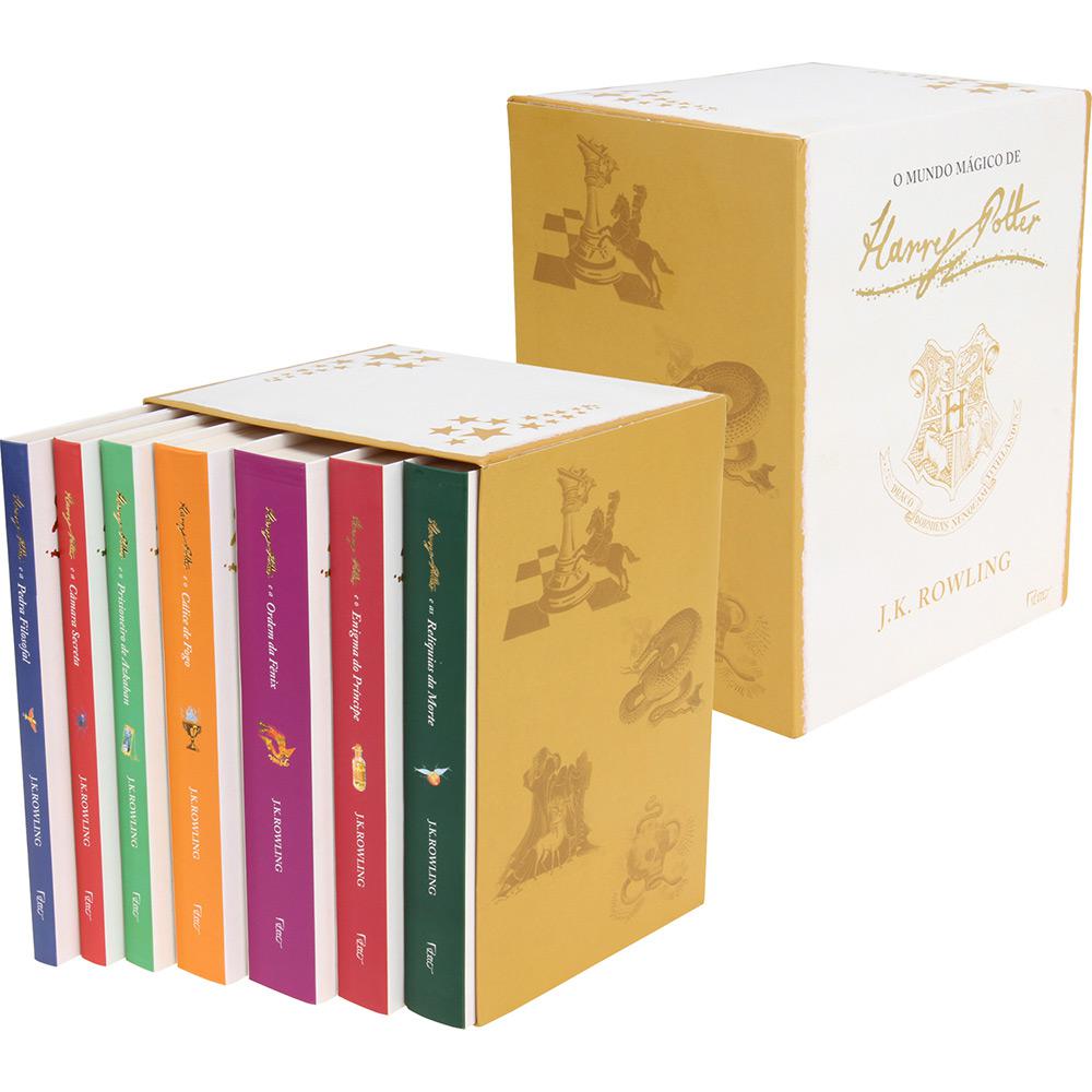 Livro - Box o Mundo Mágico de Harry Potter - 7 Livros (Capa Branca)