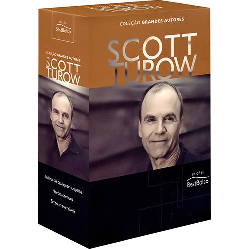 Tudo sobre 'Livro - Box Scott Turow: Acima de Qualquer Suspeita, Heróis Comuns e Erros Irreversíveis - Coleção Grandes Autores'