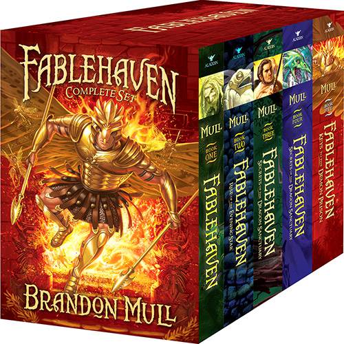 Livro - Box Set Fablehaven Complete Set.