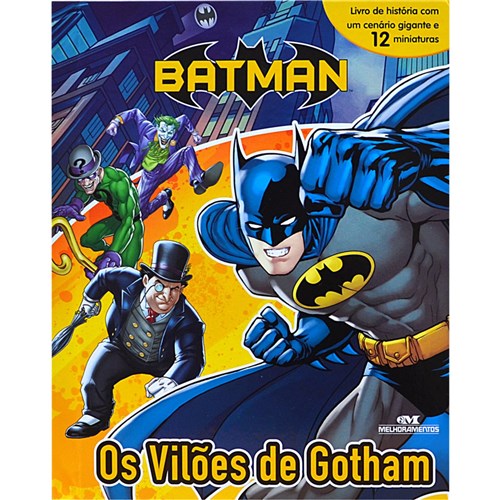 Livro Brinquedo os Vilões de Gotham - Melhoramentos