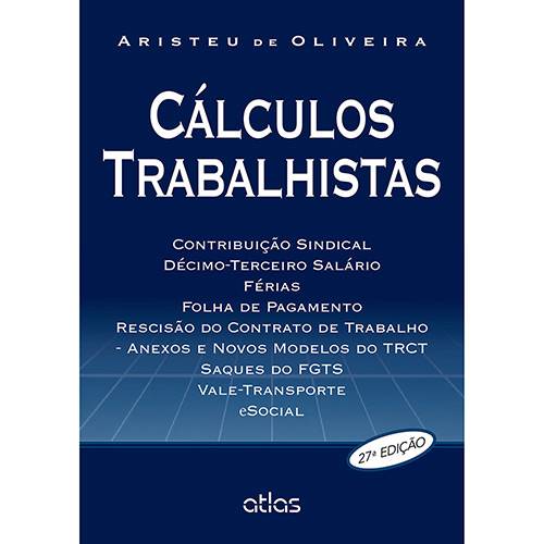 Livro - Cálculos Trabalhistas