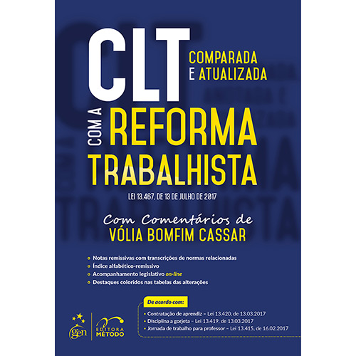 Livro - Clt Comparada e Atualizada com a Reforma Trabalhista