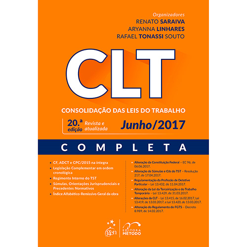 Livro - Clt - Consolidação das Leis do Trabalho