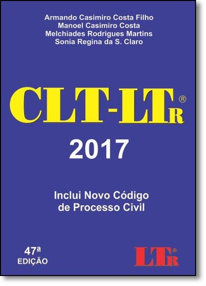 Livro - Clt - Ltr 2017