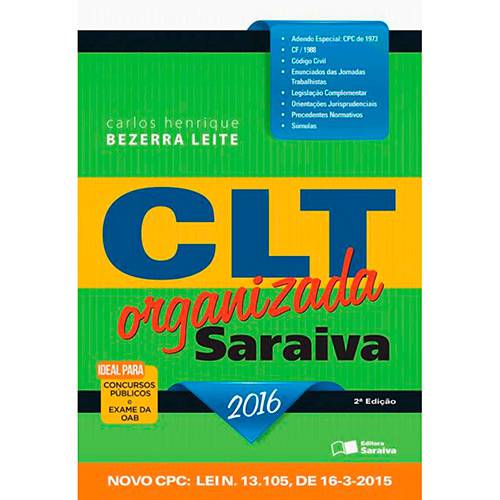 Livro - CLT Organizada 2016