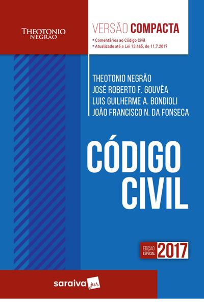 Livro - Código Civil - 1ª Edição de 2017