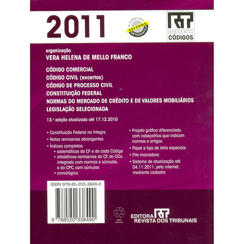 Livro - Código Empresarial: Mini 2011