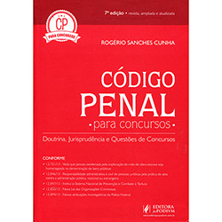 Livro - Código Penal para Concursos: Doutrina, Jurisprudência e Questões de Concursos - Coleção Códigos e Constituição para Concursos