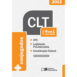 Tudo sobre 'Livro - Códigos 4 em 1 Saraiva: CLT 2013 + Conjugados - CPC, Legislação Previdenciária, Constituição Federal, Legislação Complementar'